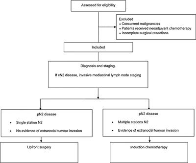 Long-term clinical outcomes and prognostic factors of upfront surgery as a first-line therapy in biopsy-proven clinical N2 non-small cell lung cancer